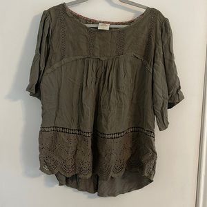 Knox Rose Green Blouse